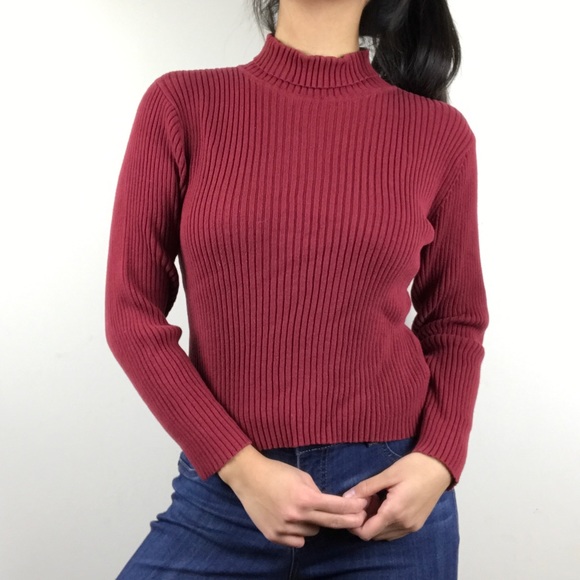 Red turtleneck sweater!! - Picture 4 of 8